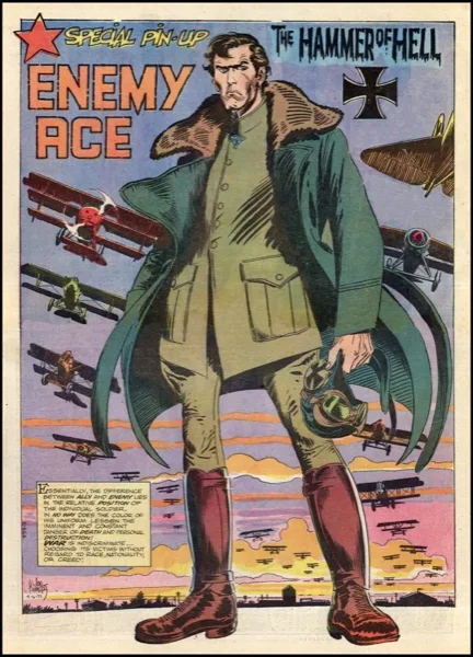Star-Spangled War Stories #158 — Joe Kubert Pin-Up