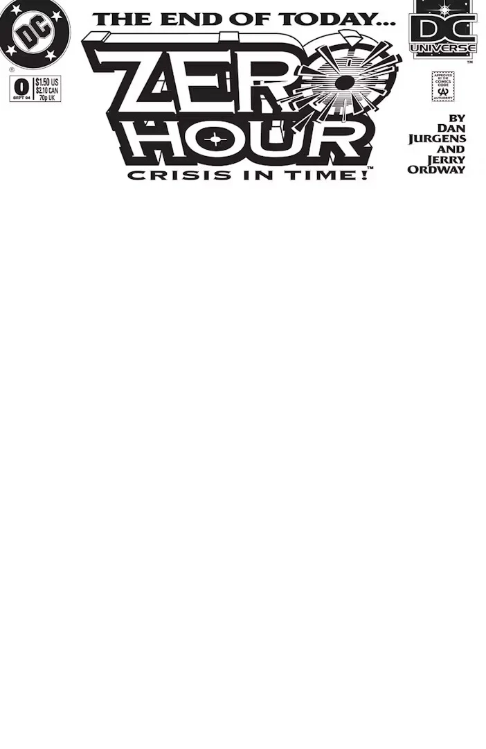 Zero Hour #0 cover