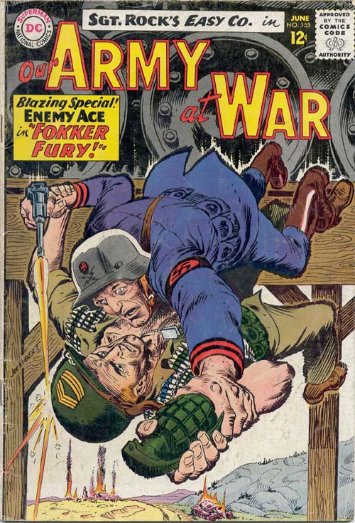 Our Army At War #155 cover