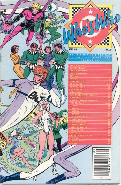 Who's Who #7 cover