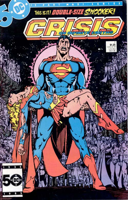Crisis on Infinite Earths #7 cover