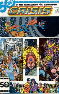 Crisis on Infinite Earths #11 cover