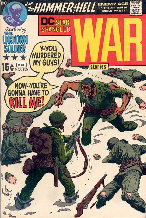 Star Spangled War Stories #155 cover