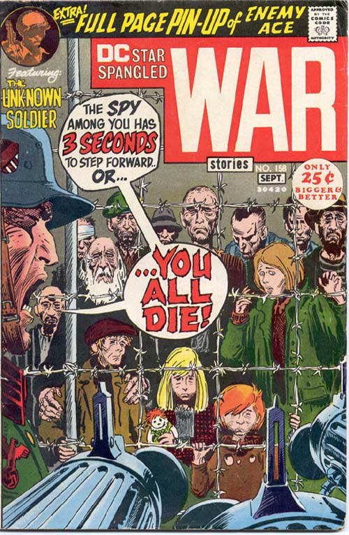 Star Spangled War Stories #158 cover