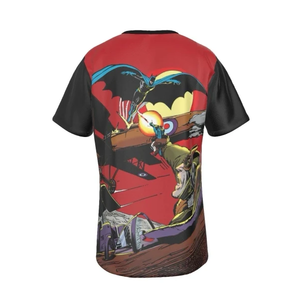 Enemy Ace all-over print sublimation t-shirt featuring Neal Adams artwork from Detective Comics #404