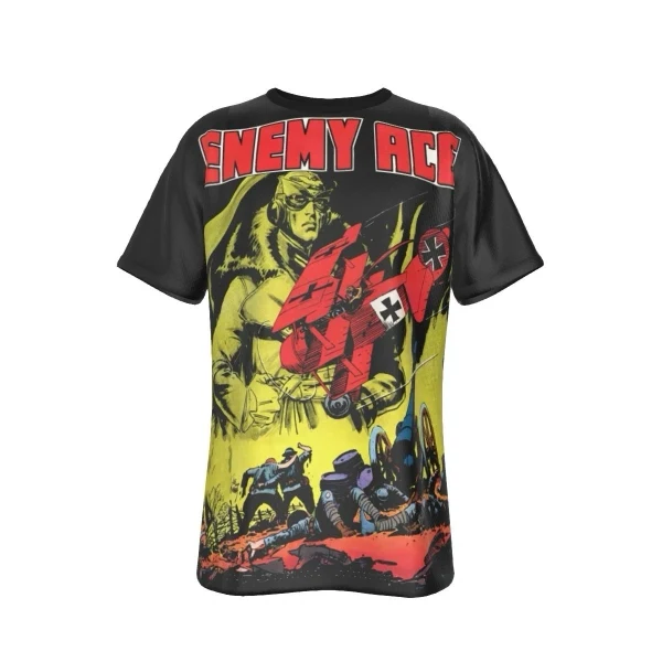 Enemy Ace all-over print sublimation t-shirt featuring Showcase #26 artwork