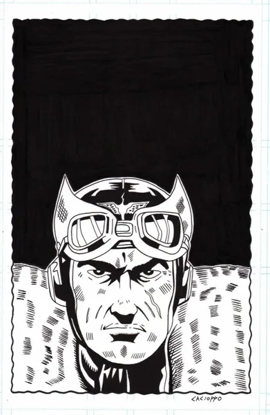Anthony Cacioppo original Enemy Ace pin-up