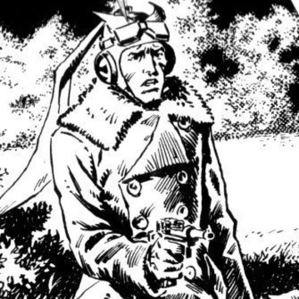 John Severin Enemy Ace splash page for Unknown Soldier #253